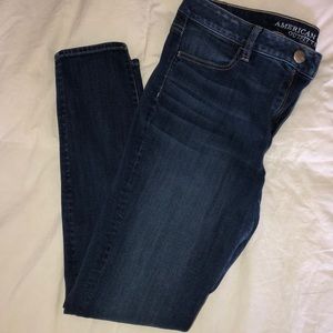 American Eagle High Rise Jean Jeggings Sz10 R